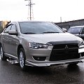 Накладка Зодиак на передний бампер Mitsubishi Lancer 10 2007-2011