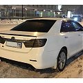 Диффузор тисненый на задний бампер Toyota Camry XV50 2011-2014